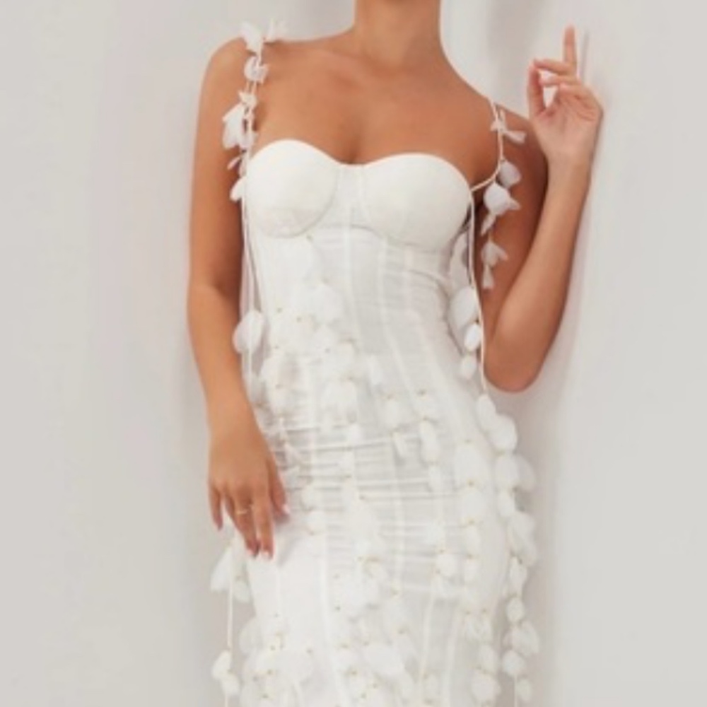 Heiress Beverly Hills Petal Corset Maxi Dress